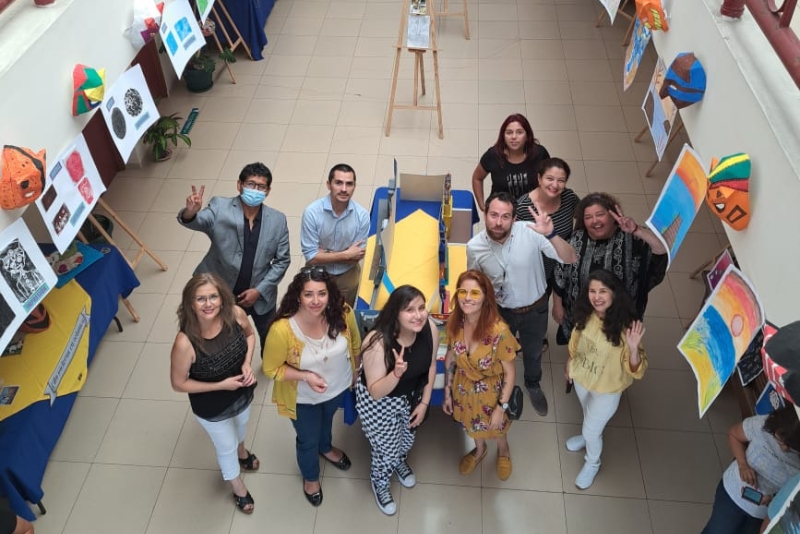 Exposici&oacute;n Docente y Estudiantes en Secreduc