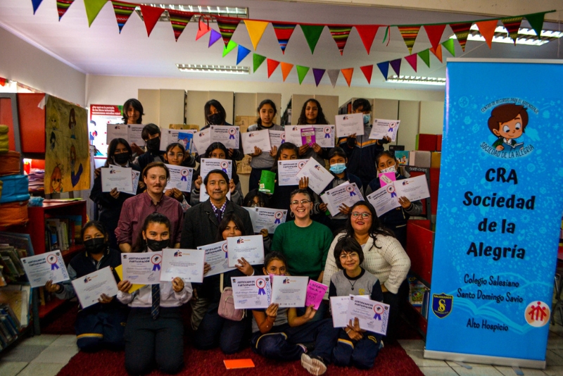 Cierre de Taller Relatos en Movimiento, Fundaci&oacute;n La Fuente.