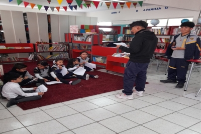 Visitas pedagógicas a Biblioteca “Sociedad de la alegría”