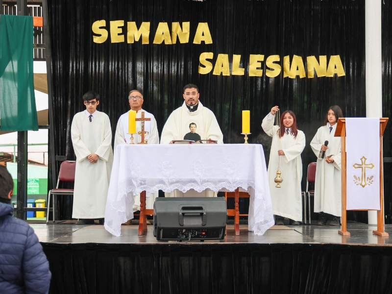 Eucaristías y liturgias dan inicio a la Semana Salesiana 2026